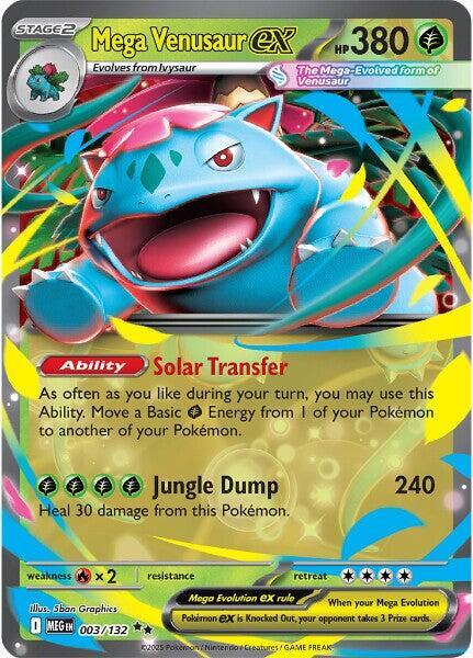 Mega Venusaur EX 003/132 - Monster Mart - Pokémon Cards Australia