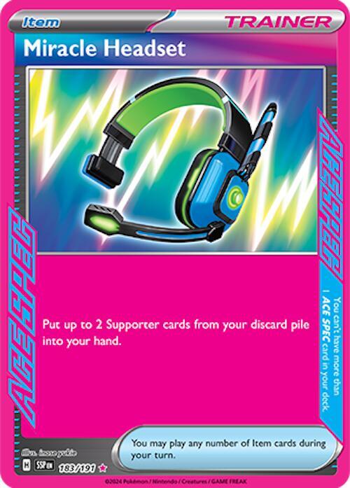 Miracle Headset 183/191 - Monster Mart - Pokémon Cards Australia