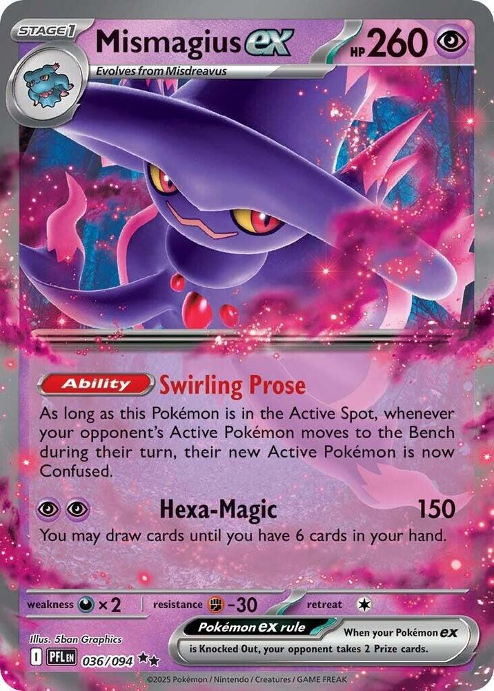 Mismagius EX 036/094 - Monster Mart - Pokémon Cards Australia