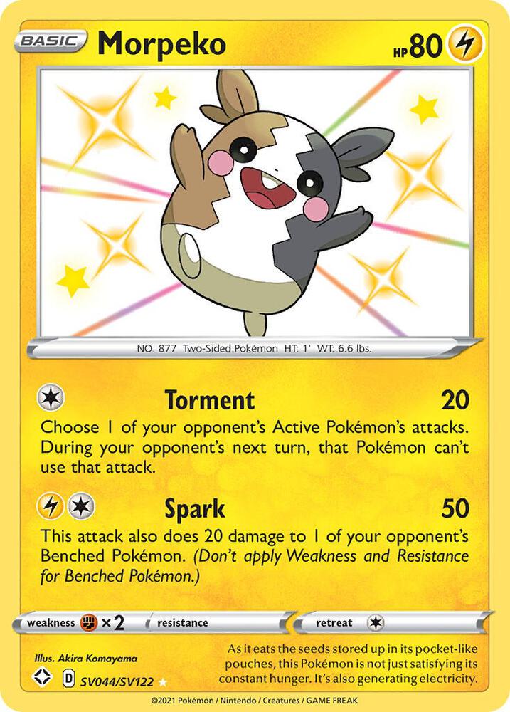 Morpeko SV044/SV122 - Monster Mart - Pokémon Cards Australia