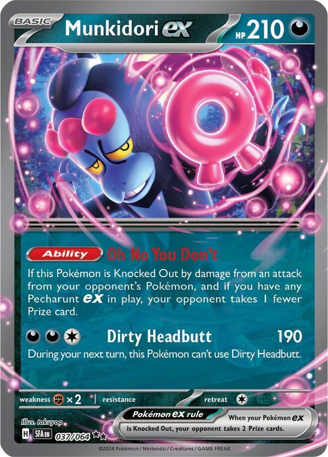 Munkidori EX 037/064 - Monster Mart - Pokémon Cards Australia