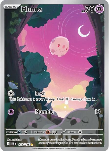 Munna 116/086 - Monster Mart - Pokémon Cards Australia