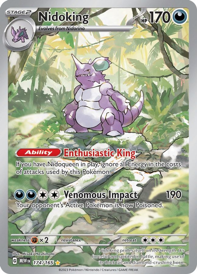 Nidoking 174/165 - Monster Mart - Pokémon Cards Australia