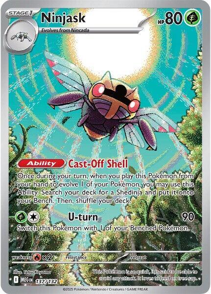 Ninjask 137/132 - Monster Mart - Pokémon Cards Australia