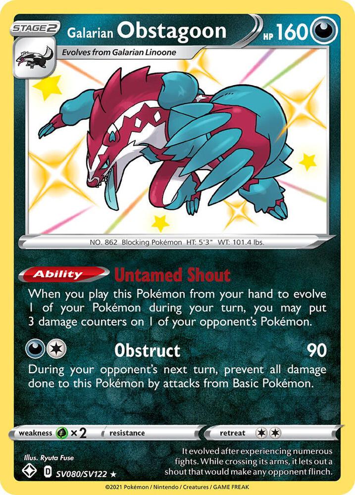 Obstagoon SV080/SV122 - Monster Mart - Pokémon Cards Australia