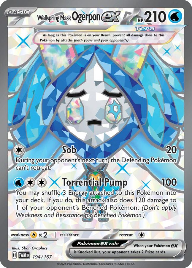 Ogerpon EX 194/167 - Monster Mart - Pokémon Cards Australia