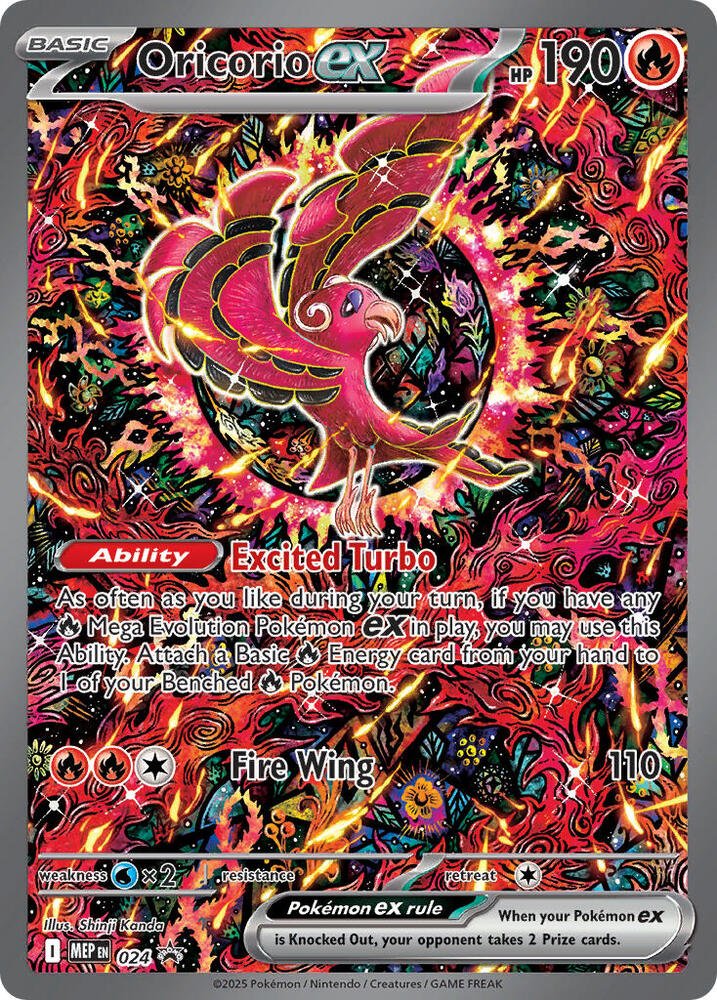 Oricorio EX 024 - Monster Mart - Pokémon Cards Australia