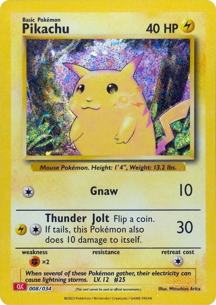 Pikachu 008/034 (CLC) - Monster Mart - Pokémon Cards Australia