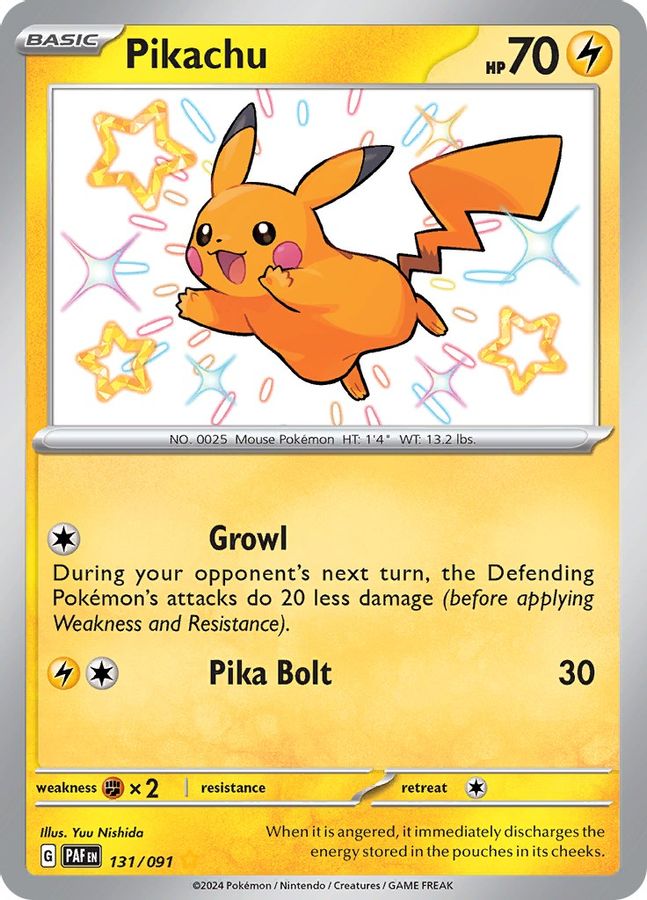 Pikachu 131/091 - Monster Mart - Pokémon Cards Australia