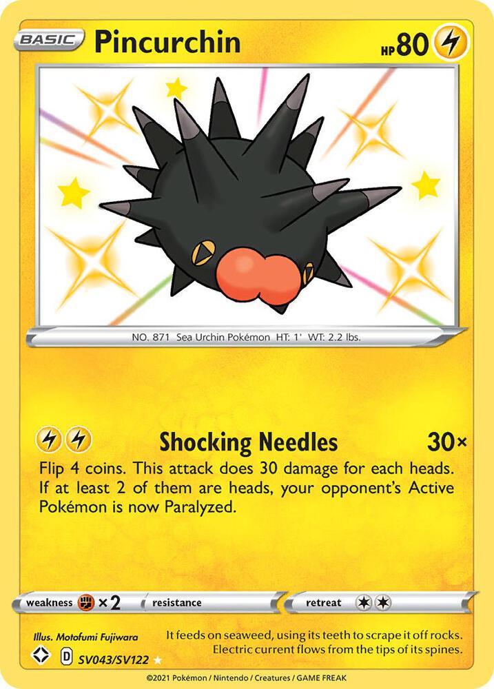 Pincurchin SV043/SV122 - Monster Mart - Pokémon Cards Australia