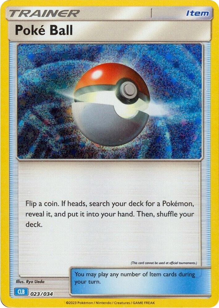 Poké Ball 021/034 (CLB) - Monster Mart - Pokémon Cards Australia