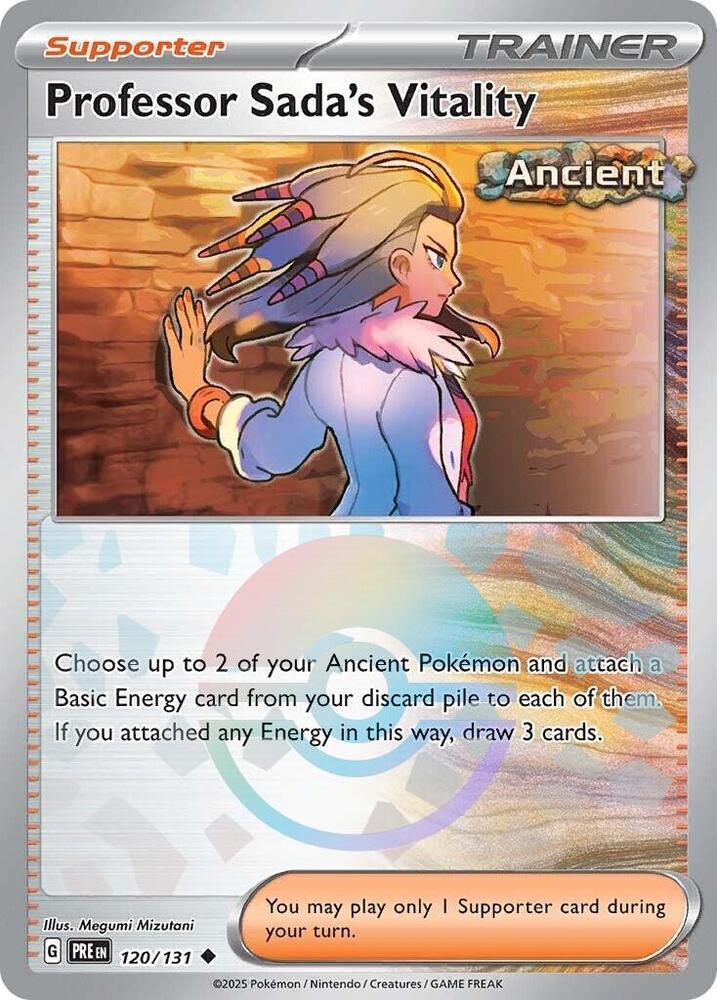 Professor Sada's Vitality 120/131 Poke Ball - Monster Mart - Pokémon Cards Australia