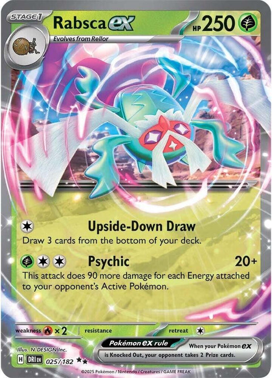 Rabsca EX 025/182 - Monster Mart - Pokémon Cards Australia