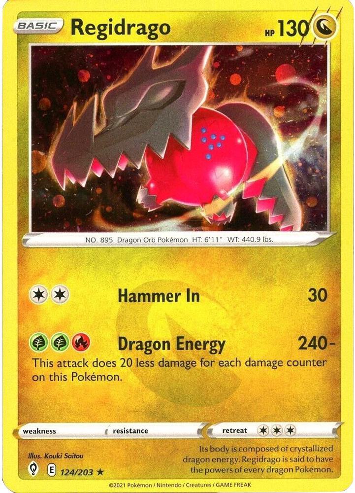 Regidrago 124/203 Cosmos Holo - Monster Mart - Pokémon Cards Australia
