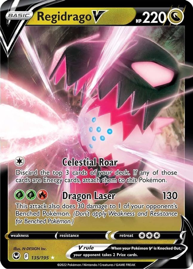 Regidrago V 135/195 - Monster Mart - Pokémon Cards Australia