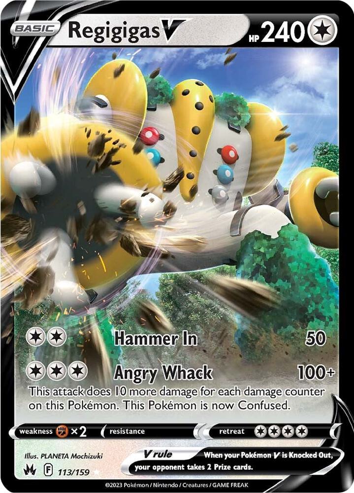 Regigigas V 113/159 - Monster Mart - Pokémon Cards Australia