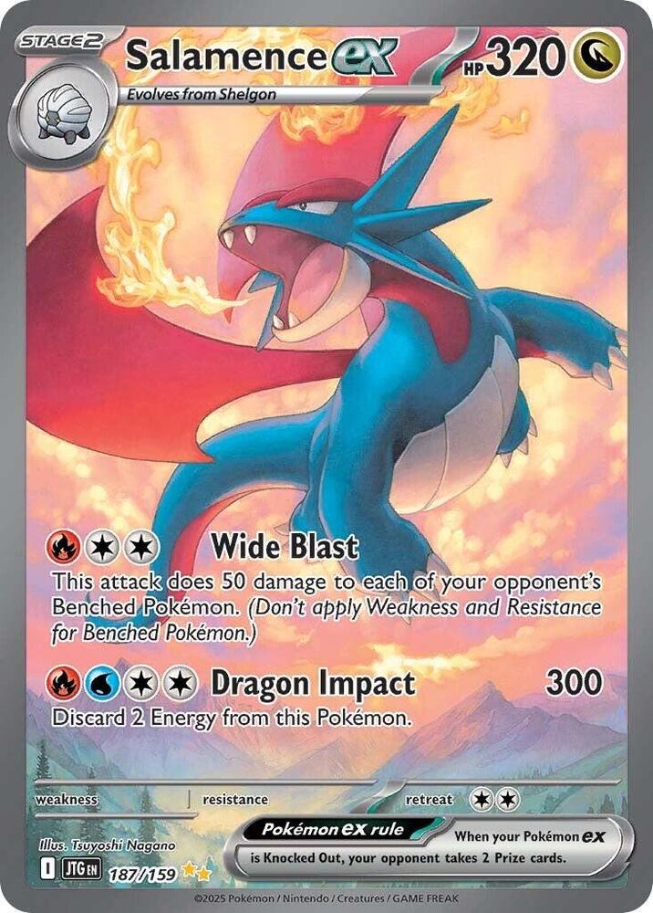 Salamence EX 187/159 - Monster Mart - Pokémon Cards Australia