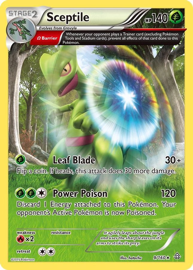 Sceptile 9/160 - Monster Mart - Pokémon Cards Australia