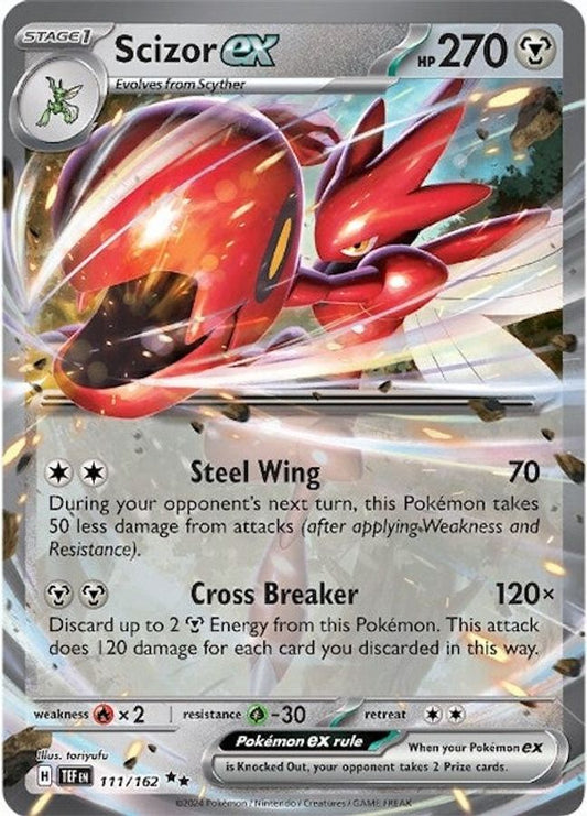 Scizor EX 111/162 - Monster Mart - Pokémon Cards Australia