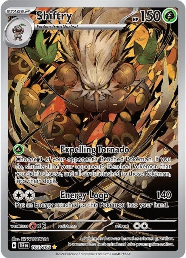 Shiftry 163/162 - Monster Mart - Pokémon Cards Australia