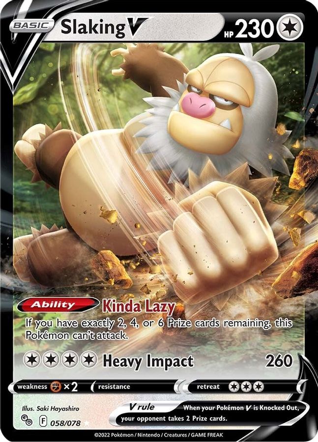 Slaking V 058/078 - Monster Mart - Pokémon Cards Australia