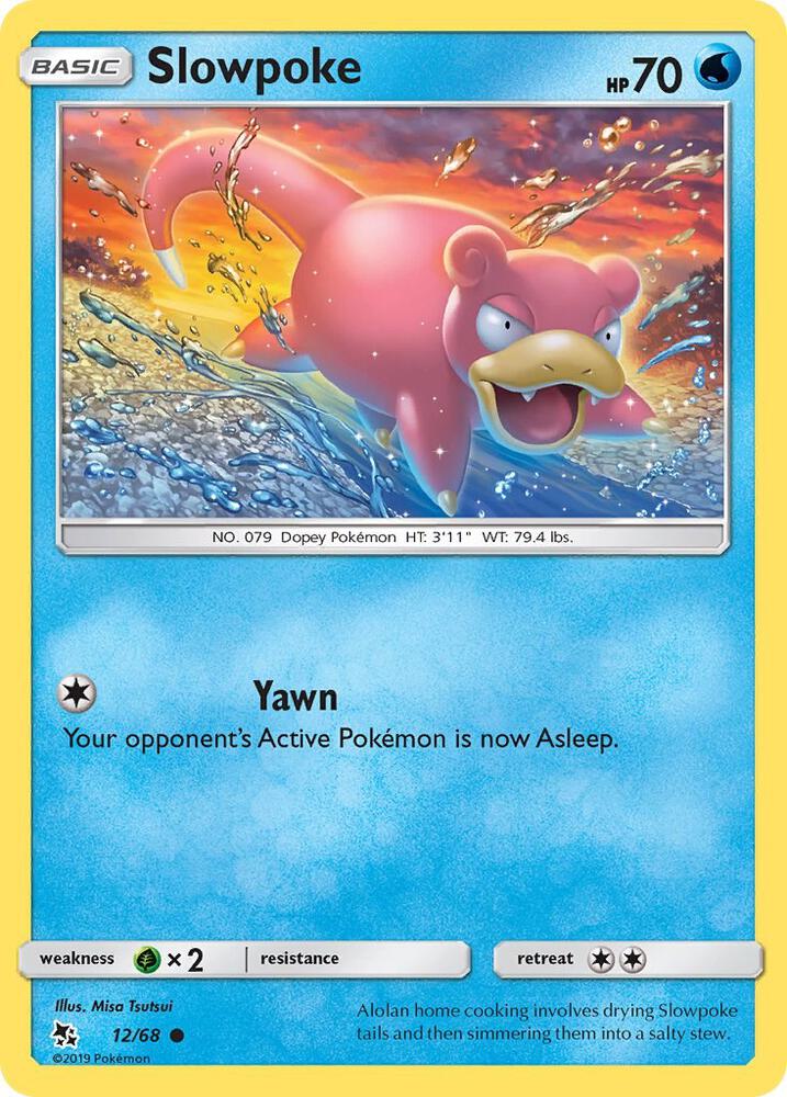 Slowpoke Reverse Holo 12/68 - Monster Mart - Pokémon Cards Australia