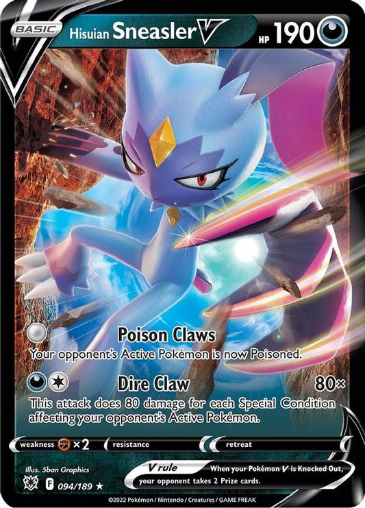 Sneasler V 094/189 - Monster Mart - Pokémon Cards Australia