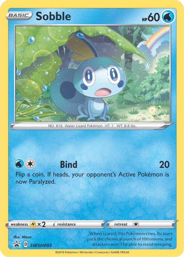Sobble SWSH003 - Monster Mart - Pokémon Cards Australia