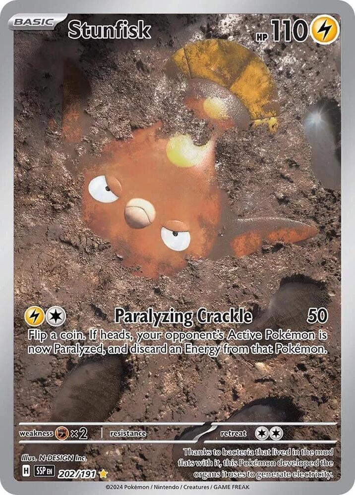Stunfisk 202/191 - Monster Mart - Pokémon Cards Australia