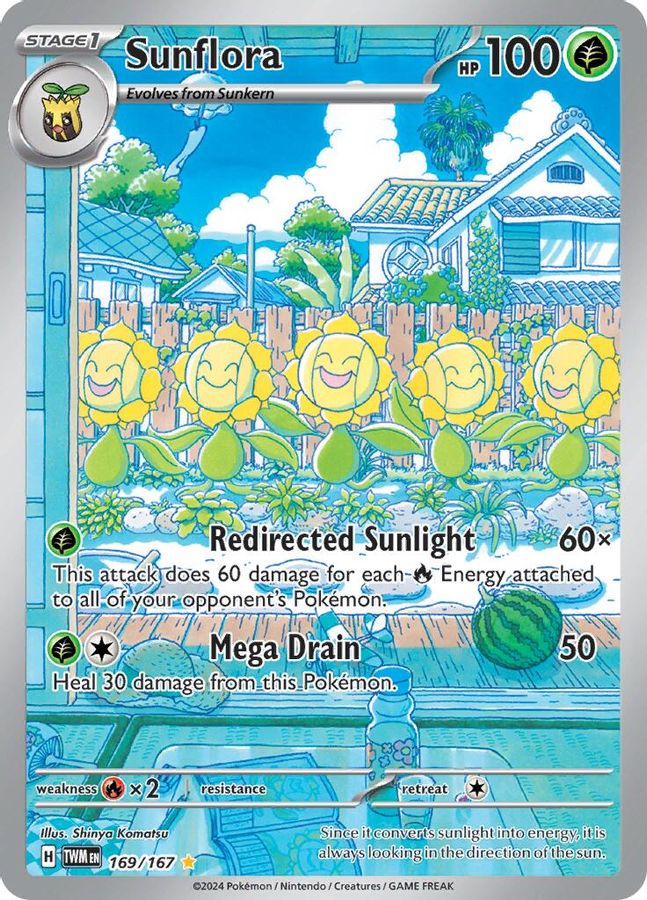 Sunflora 169/167 - Monster Mart - Pokémon Cards Australia