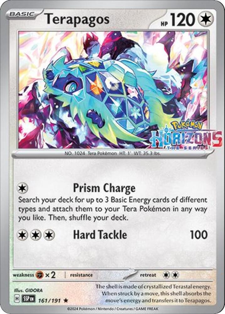 Terapagos 161/191 Stamped - Monster Mart - Pokémon Cards Australia