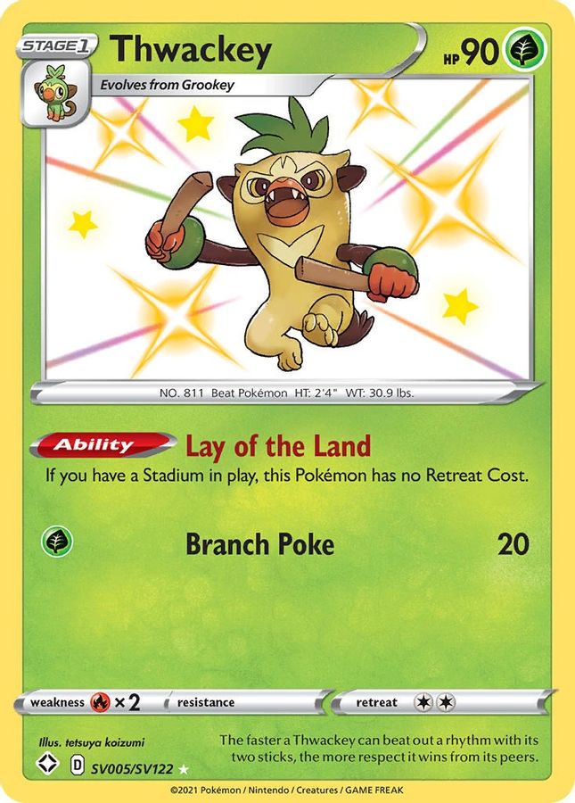 Thwackey SV005/SV122 - Monster Mart - Pokémon Cards Australia