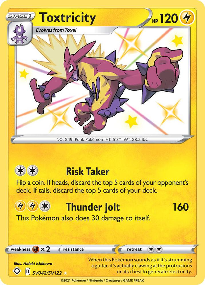 Toxtricity SV042/SV122 - Monster Mart - Pokémon Cards Australia