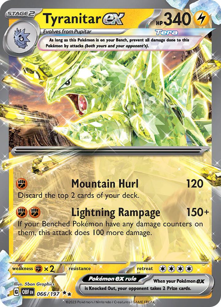Tyranitar EX 066/197 - Monster Mart - Pokémon Cards Australia