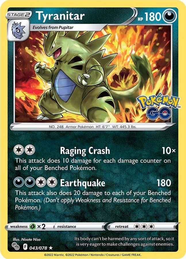 Tyranitar Holo 043/078 - Monster Mart - Pokémon Cards Australia
