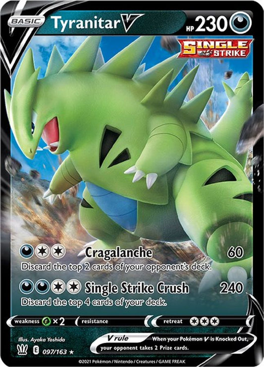 Tyranitar V 097/163 - Monster Mart - Pokémon Cards Australia