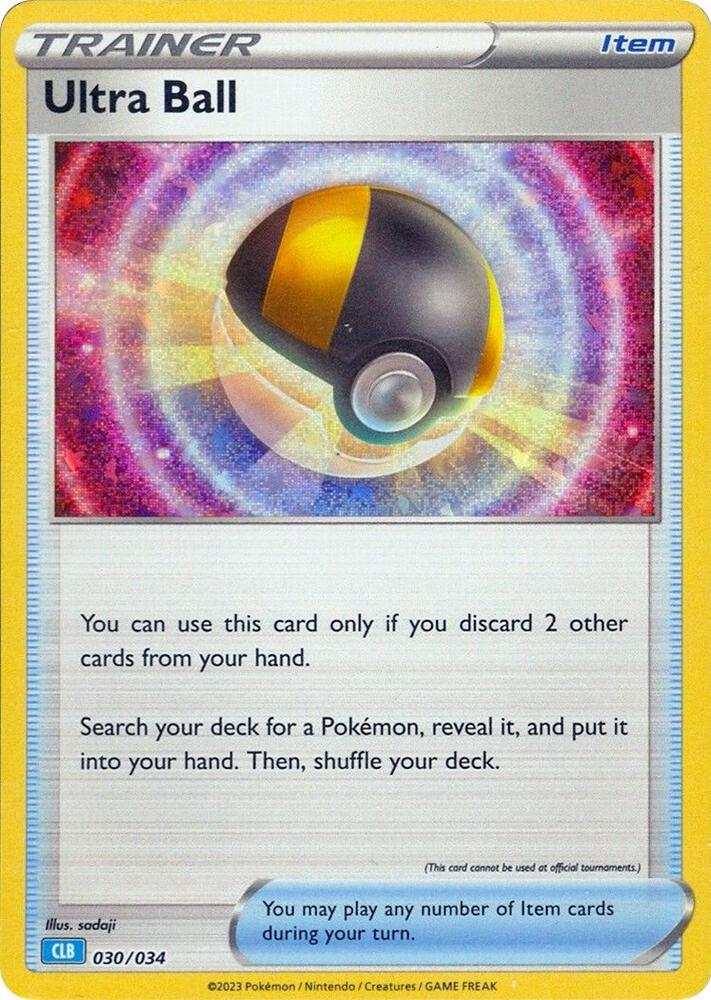 Ultra Ball 030/034 (CLB) - Monster Mart - Pokémon Cards Australia
