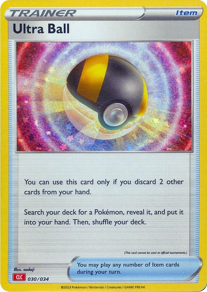 Ultra Ball 030/034 (CLC) - Monster Mart - Pokémon Cards Australia