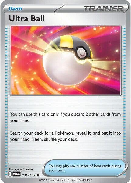 Ultra Ball Uncommon 131/132 - Monster Mart - Pokémon Cards Australia