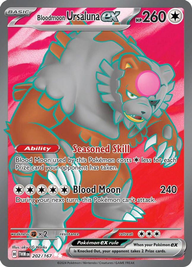 Ursaluna EX 202/167 - Monster Mart - Pokémon Cards Australia