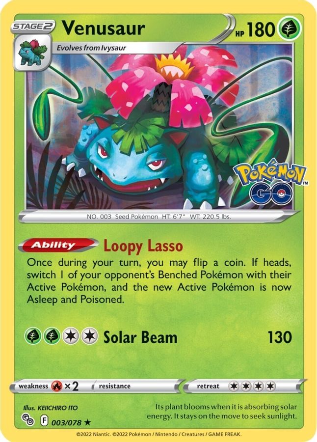 Venusaur Holo 003/078 - Monster Mart - Pokémon Cards Australia