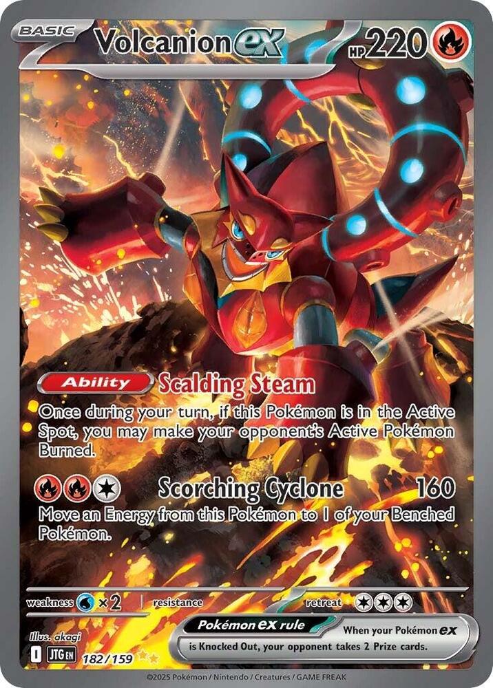 Volcanion EX 182/159 - Monster Mart - Pokémon Cards Australia
