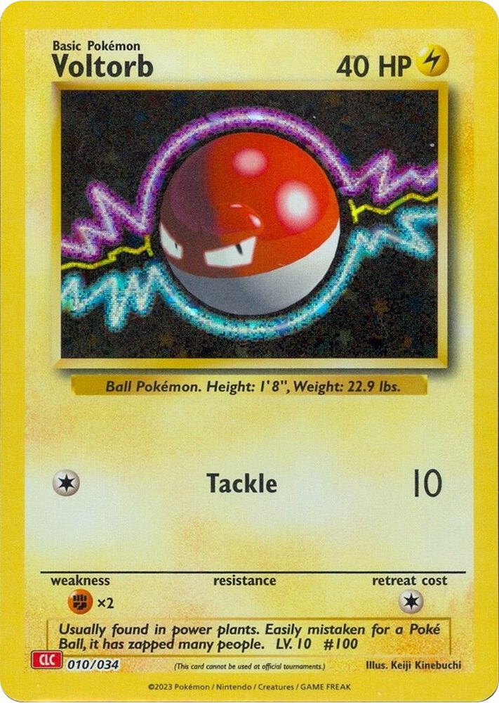 Voltorb 010/034 (CLC) - Monster Mart - Pokémon Cards Australia