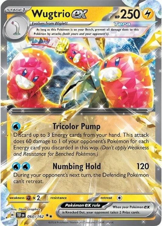 Wugtrio EX 060/162 - Monster Mart - Pokémon Cards Australia