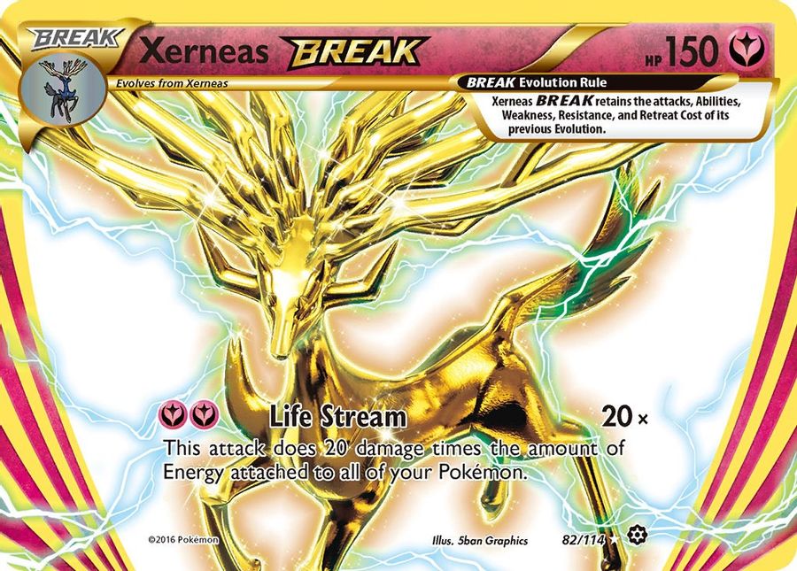Xerneas BREAK 82/114 - Monster Mart - Pokémon Cards Australia