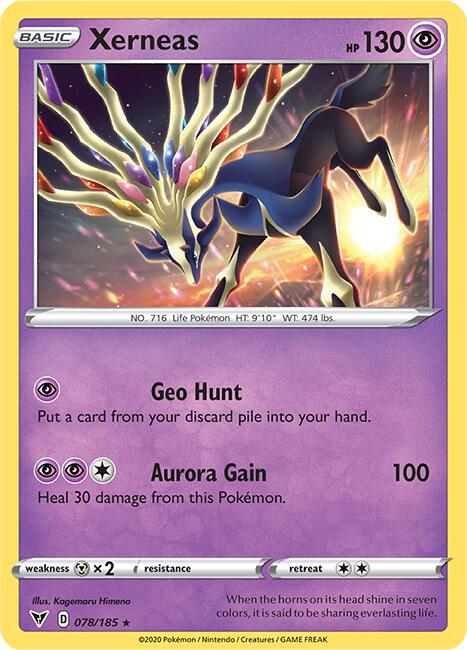 Xerneas Holo 078/185 - Monster Mart - Pokémon Cards Australia