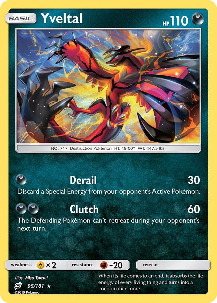 Yveltal Reverse Holo 95/181 - Monster Mart - Pokémon Cards Australia