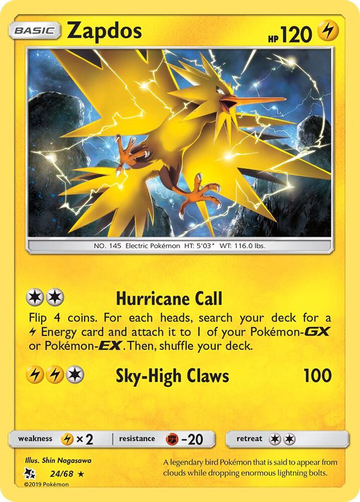 Zapdos Reverse Holo 24/68 - Monster Mart - Pokémon Cards Australia