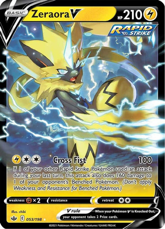 Zeraora V 053/198 - Monster Mart - Pokémon Cards Australia