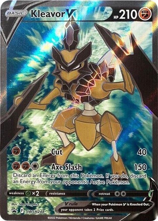 Buy Pokemon cards Australia - Kleavor V SWSH248 - Premium Raw Card from Monster Mart - Pokémon Card Emporium - Shop now at Monster Mart - Pokémon Cards Australia. MMB10, Promo, VSTAR